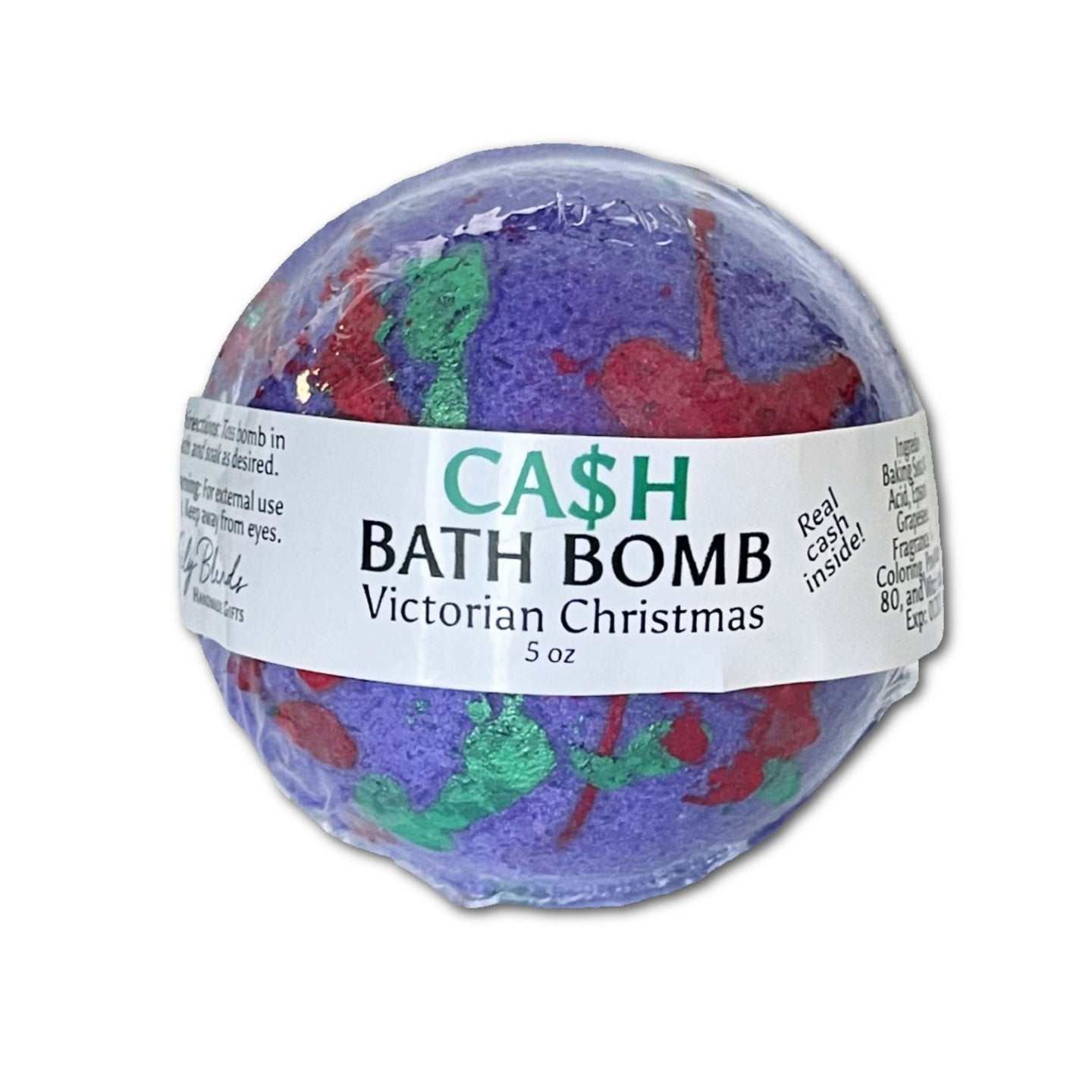 Christmas Cash Money Bath Bombs - Oily BlendsChristmas Cash Money Bath Bombs