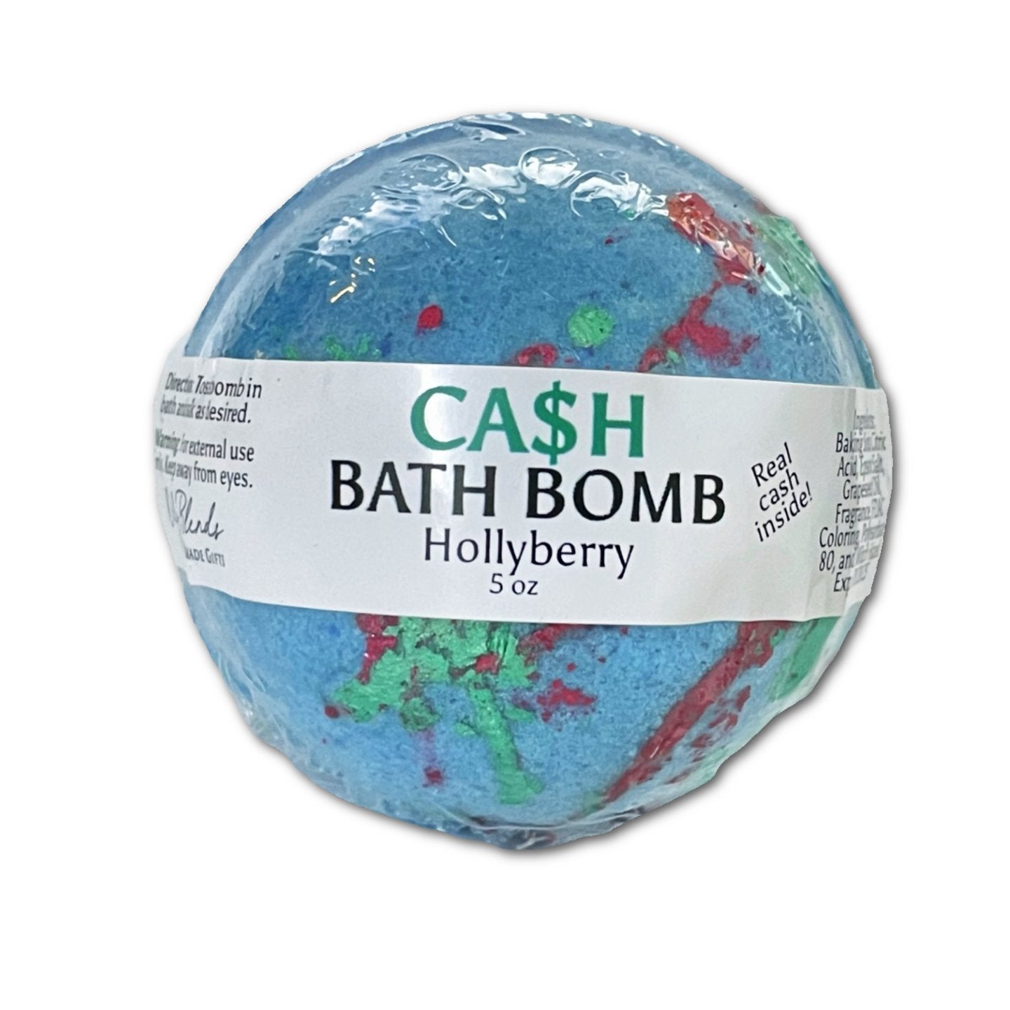 Christmas Cash Money Bath Bombs - Oily BlendsChristmas Cash Money Bath Bombs